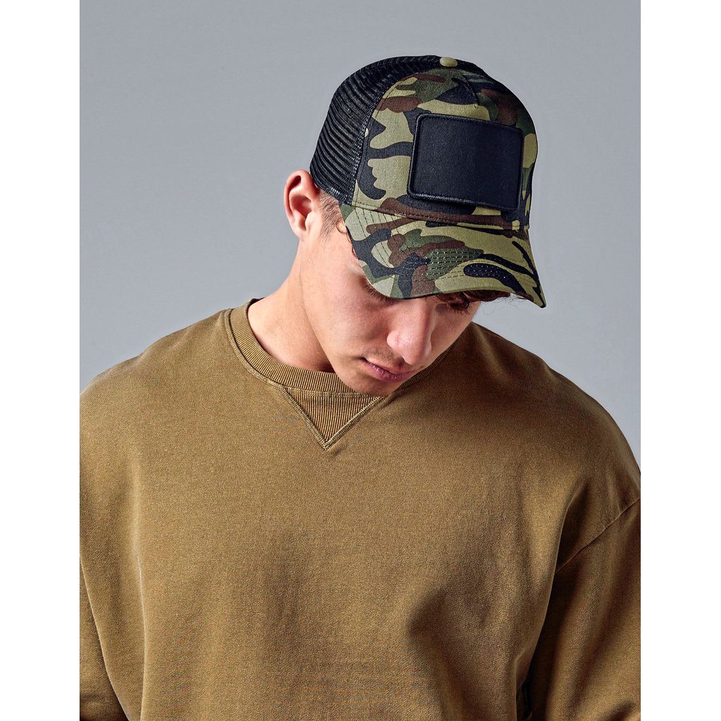 [CB641] Removable Patch Snapback Trucker