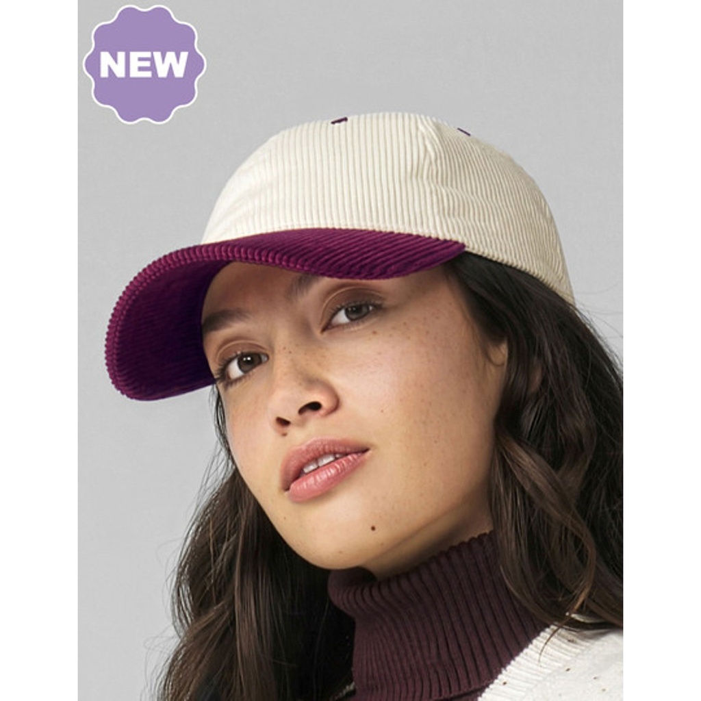 [CB690] Contrast Peak Corduroy Cap