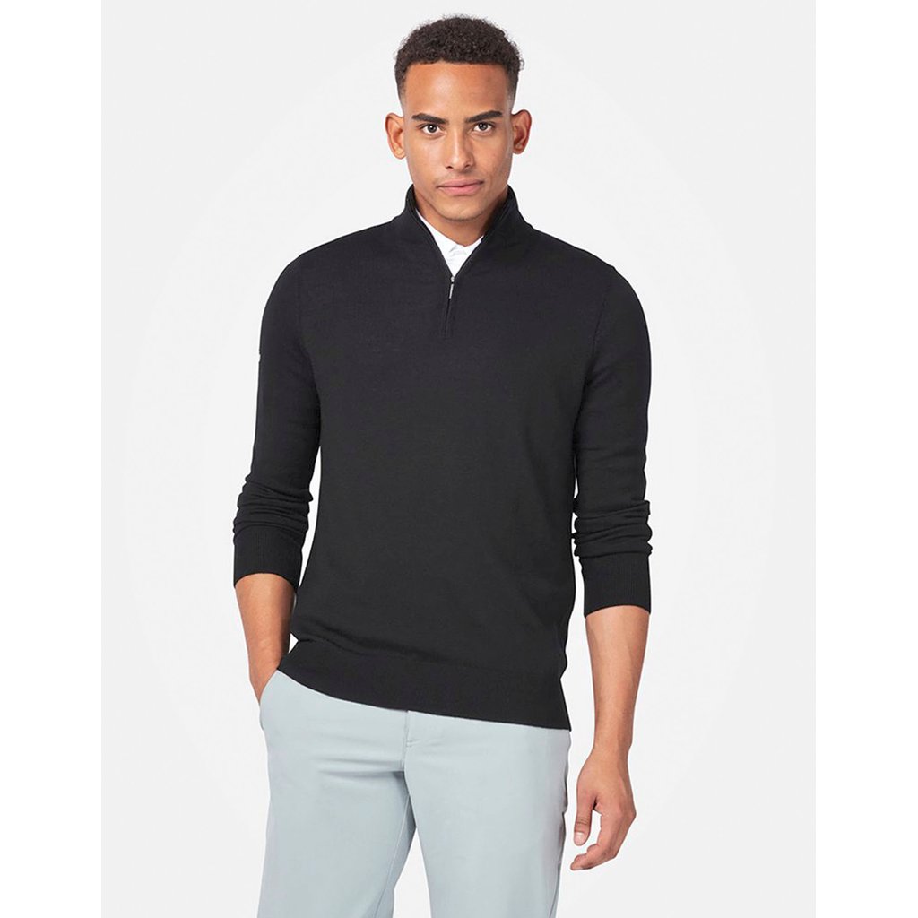 [CW351] Men´s 1/4 Zipped Merino Sweater