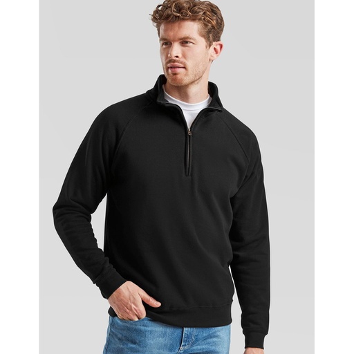 [F382N] (62-114-0) Classic Zip Neck Sweat [F382N]