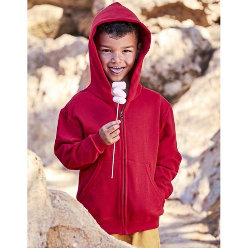 [F401NK] (62-045-0) Kids´ Classic Hooded Sweat Jacket [F401NK]