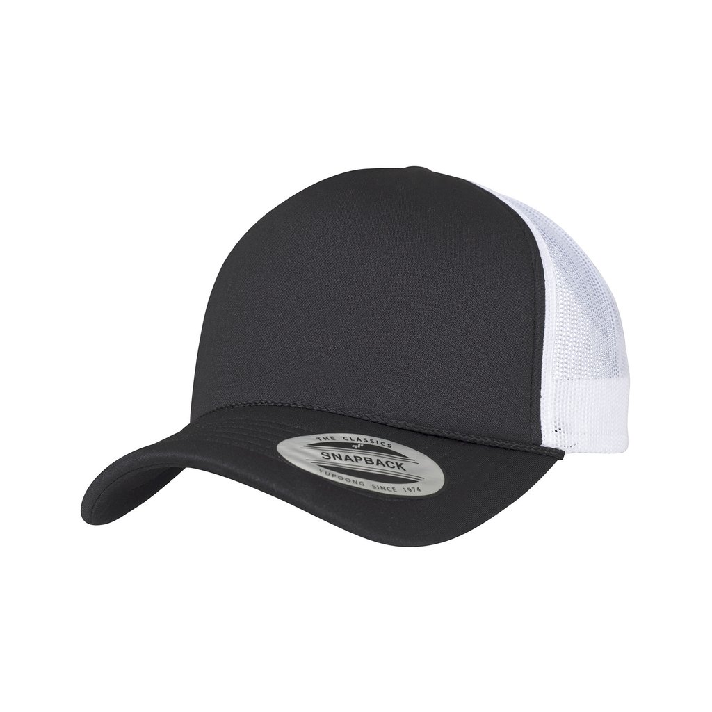 [FX6005FC] (6005FC) Foam Trucker Cap Curved Visor