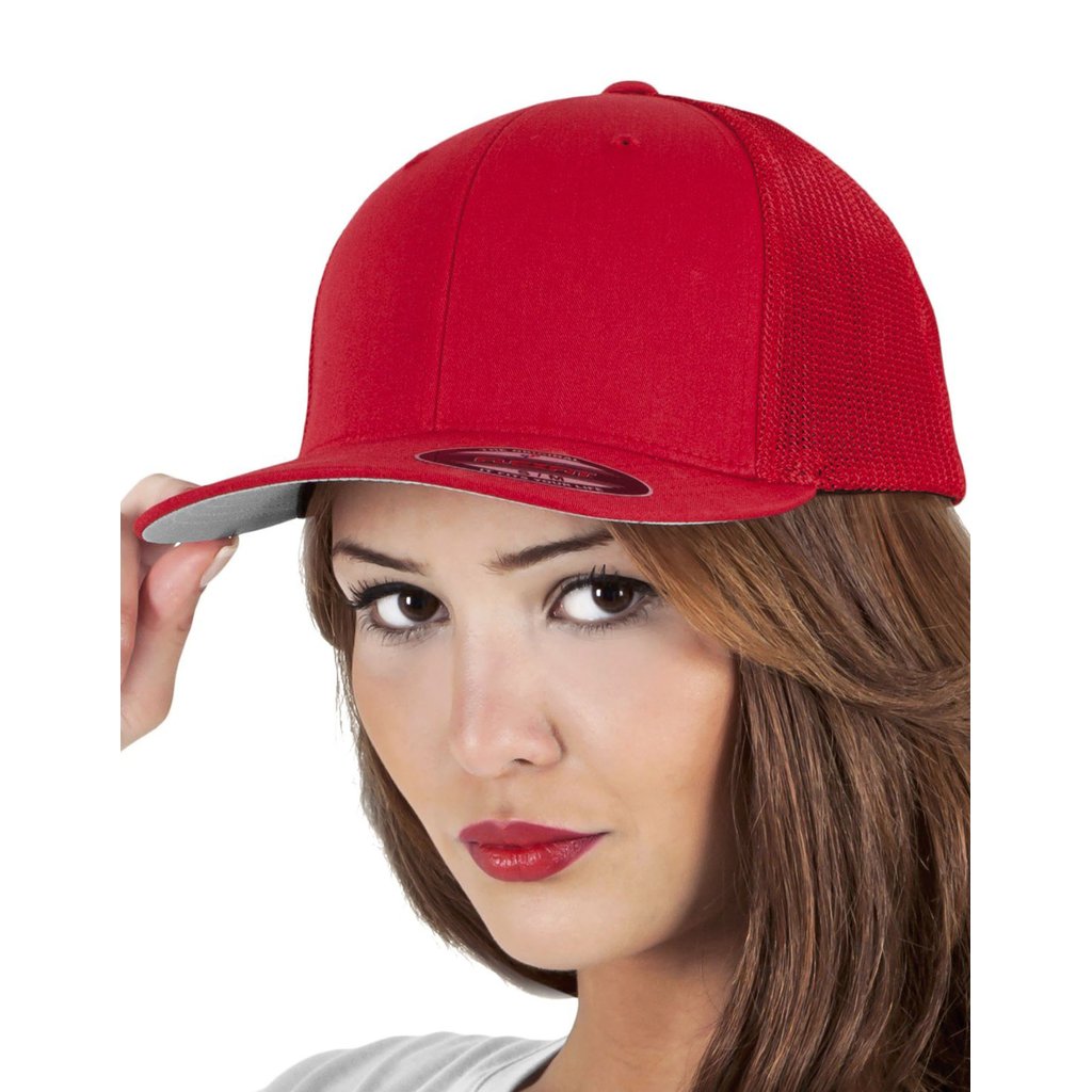 [FX6511] (6511) Flexfit Mesh Trucker Cap