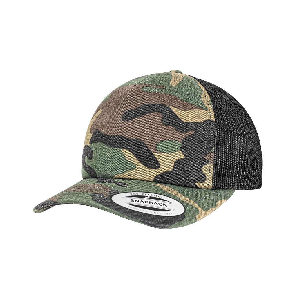 [FX6606C] (6606C) Camo Trucker Cap