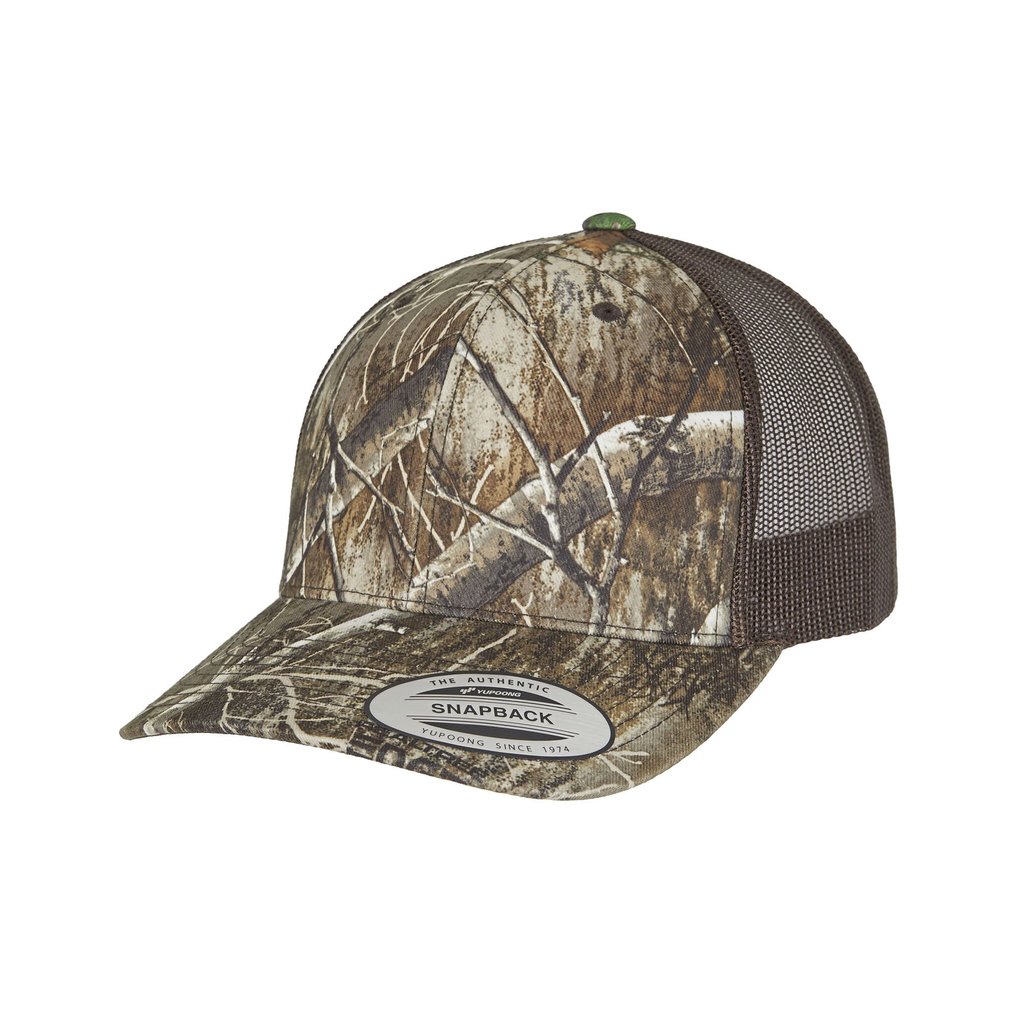 [FX6606RC] (6606RC) YP Classics Realtree Camo Retro Trucker Cap
