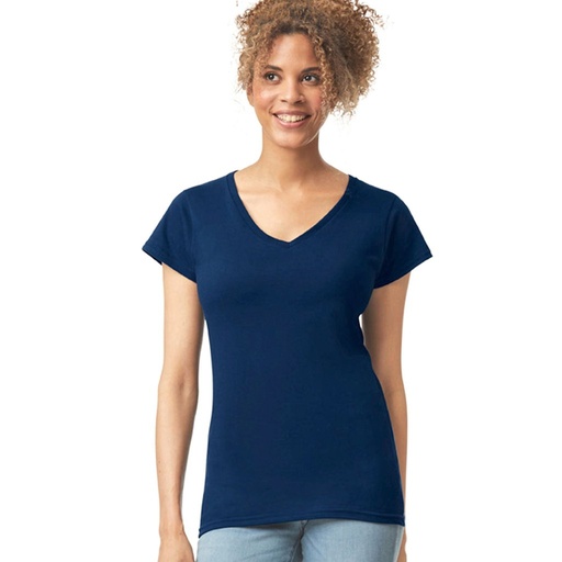 [G64V00L] (64V00L) Softstyle® Women´s V-Neck T-Shirt [G64V00L]