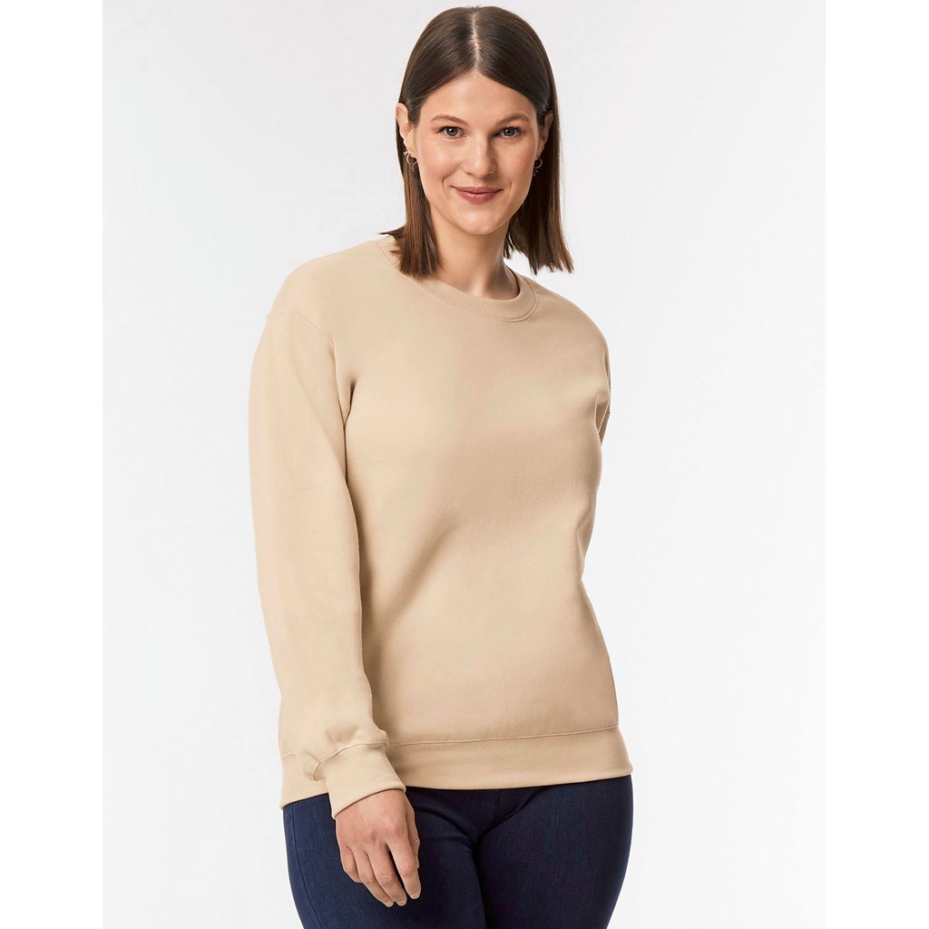 [GSF000] (SF000) Softstyle® Midweight Fleece Adult Crewneck Sweatshirt [GSF000]