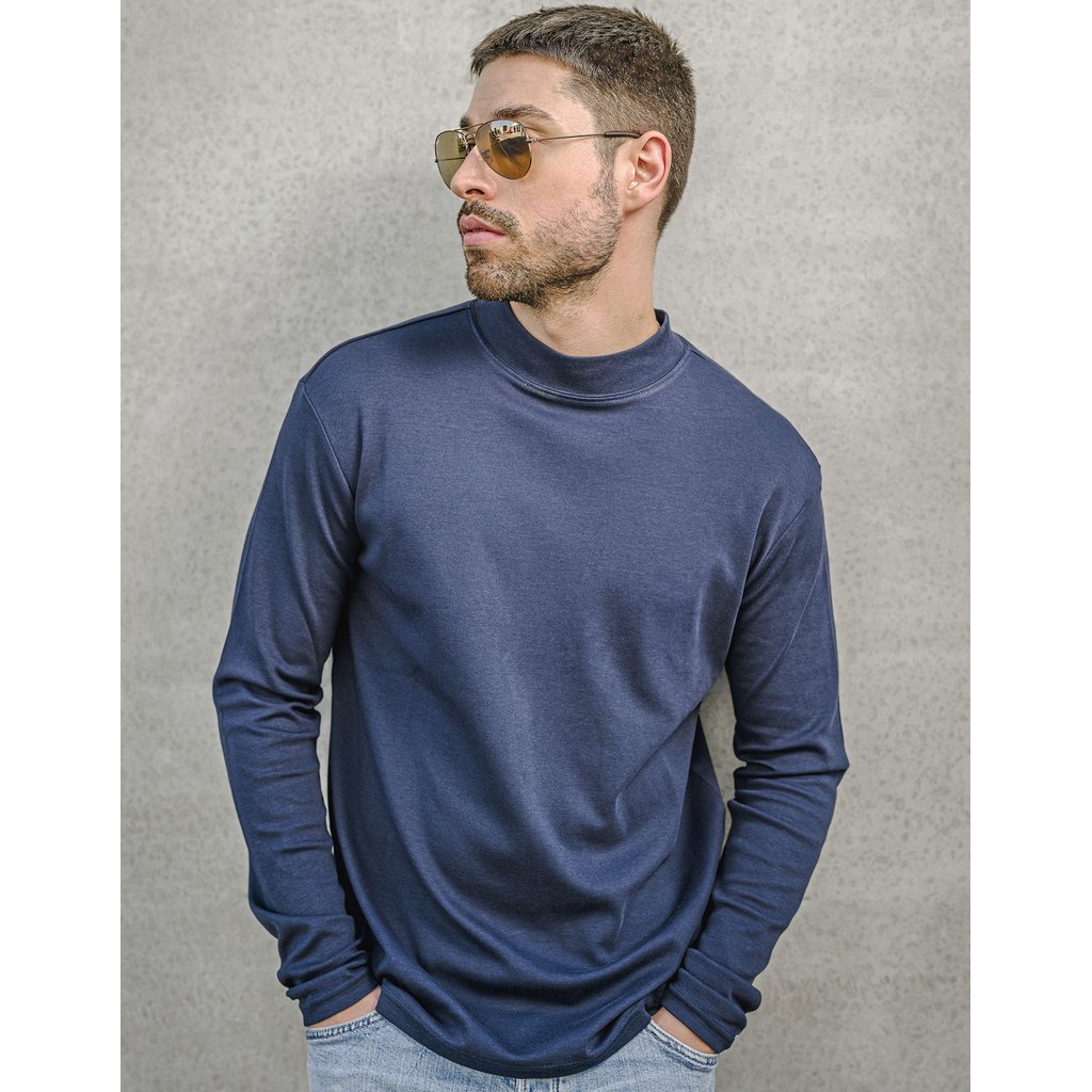 [HRM106] (106) Men´s Premium Highneck Longsleeve Tees