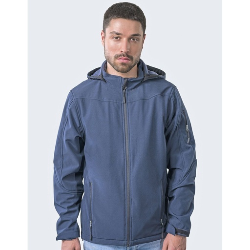 [HRM1101] (1101) Men´s Hooded Soft-Shell Jacket [HRM1101]