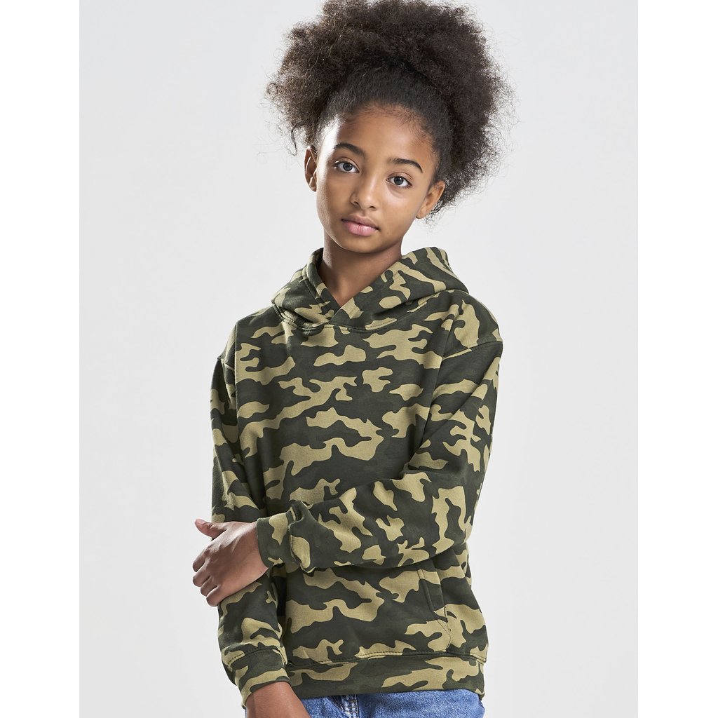 [JH014J] (JH014J) Kids´ Camo Hoodie [JH014J]
