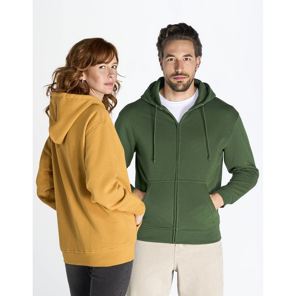 [JHK422] (SWUAHOOD) Zipped Hooded Sweater