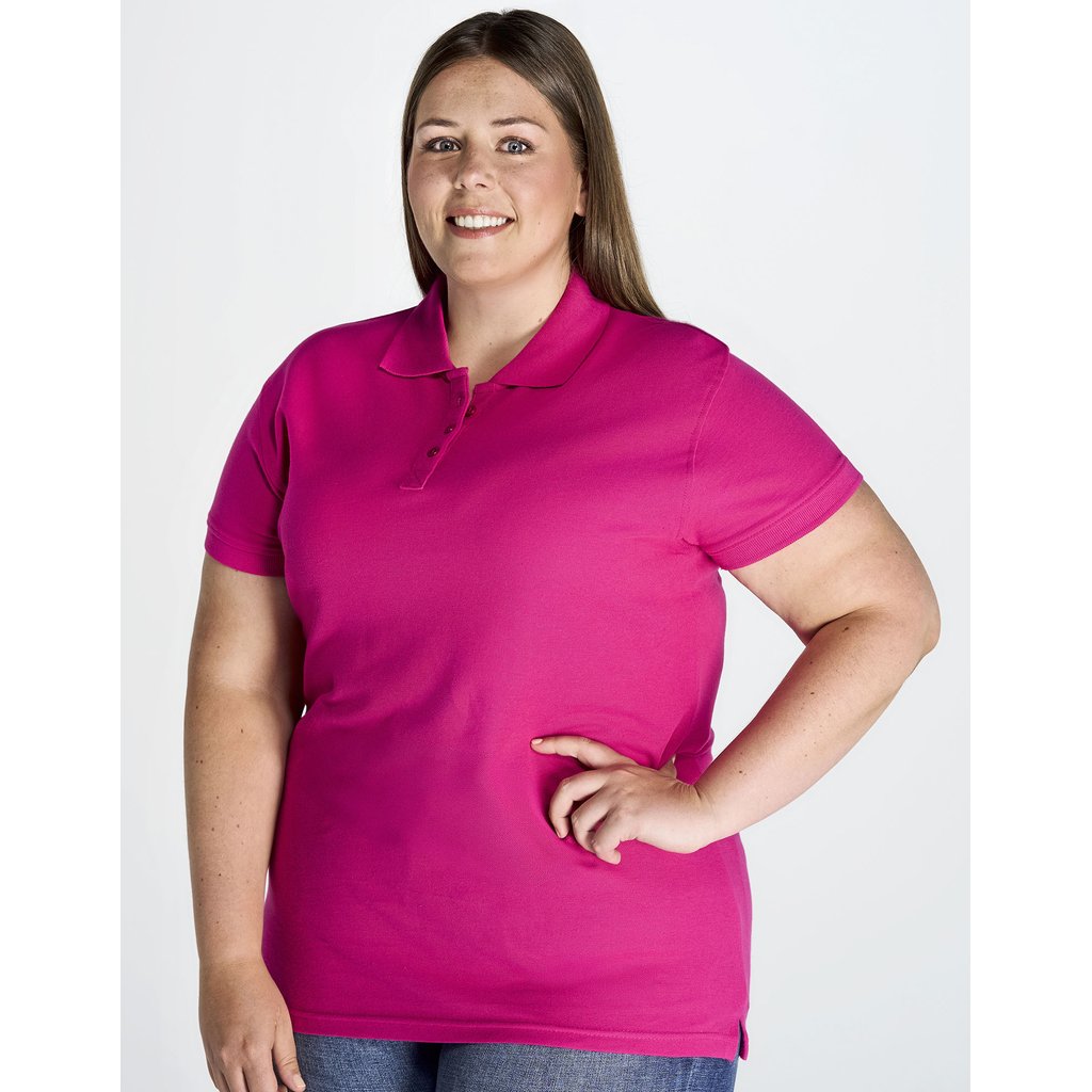 [JHK602] (CURVSPOLO) Ladies´ Curves Polo
