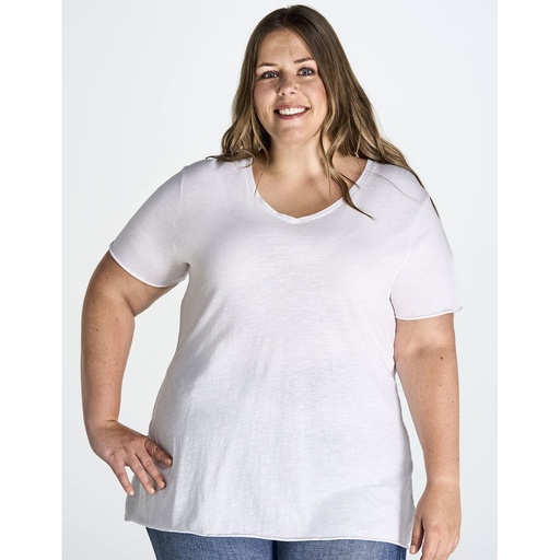[JHK603] (CURVSSLUB) Ladies´ Curves Slub T-Shirt [JHK603]