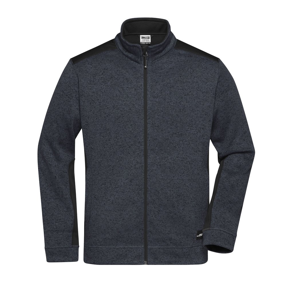 [JN862] (JN862) Men´s Knitted Workwear Fleece Jacket -STRONG-