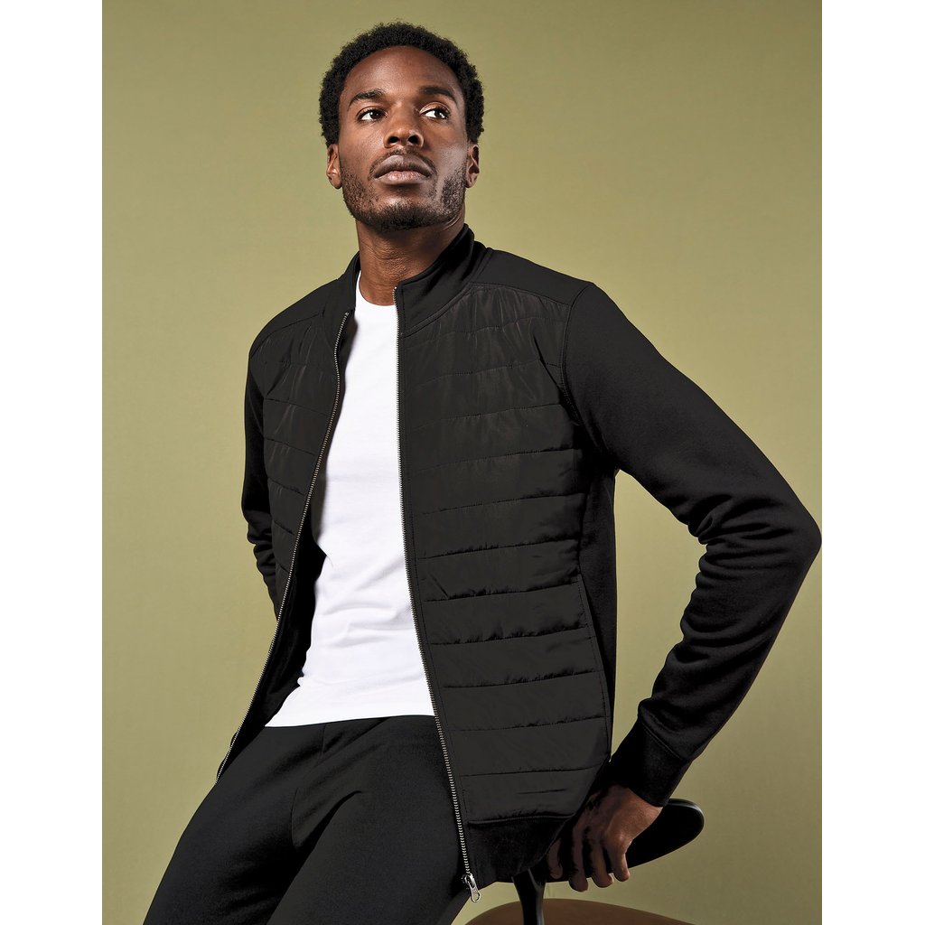 [K331] (KK331) Regular Fit Quilted Full Zip Sweatshirt [K331]