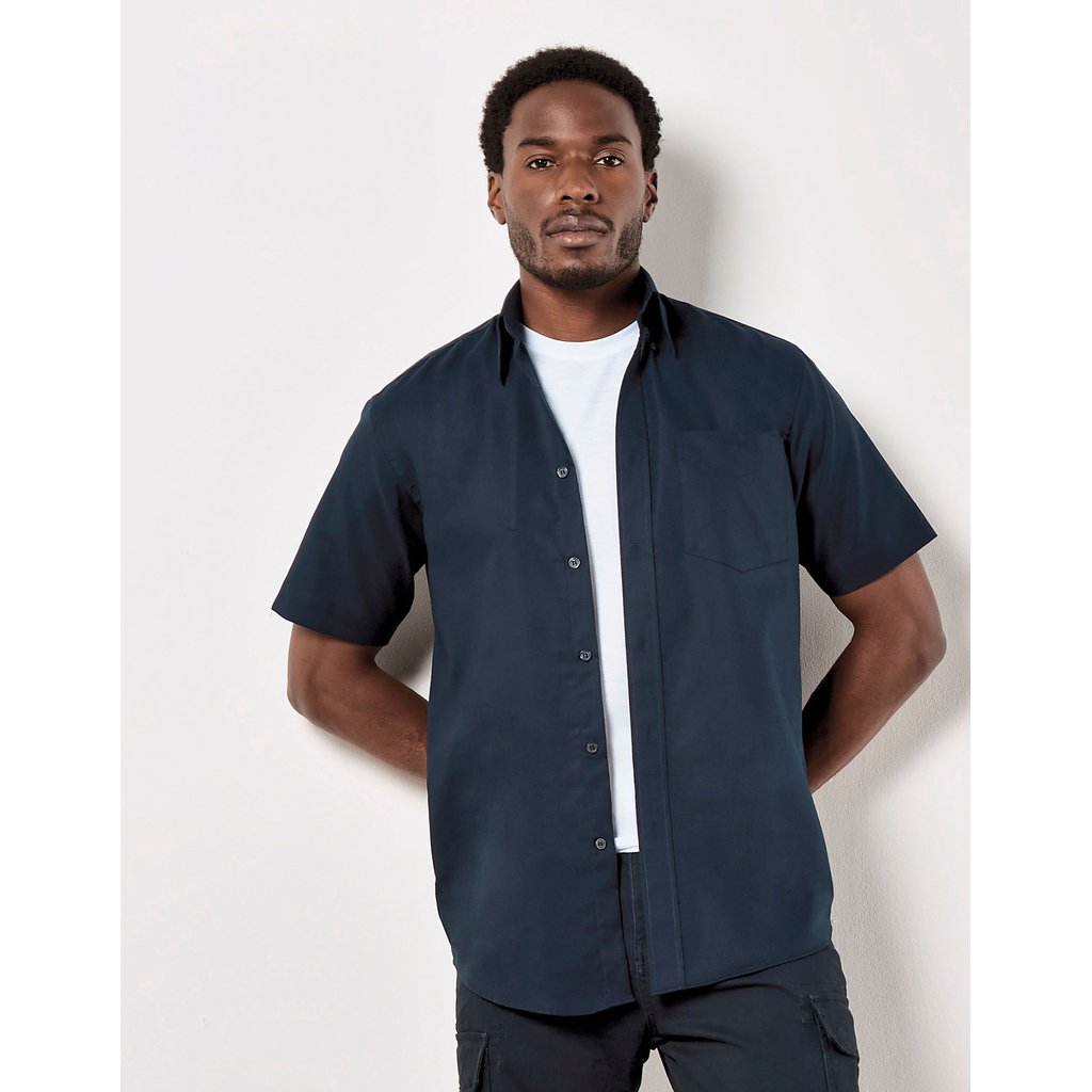 [K350] (KK350) Men´s Classic Fit Workwear Oxford Shirt Short Sleeve