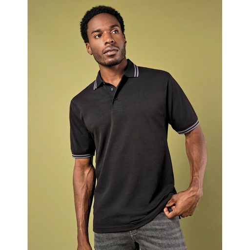 [K409] (KK409) Classic Fit Superwash® 60º Tipped Collar Polo [K409]