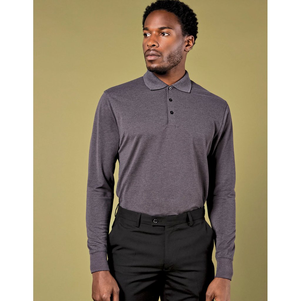 [K430] (KK430) Men´s Classic Fit Long Sleeve Polo Shirt [K430]
