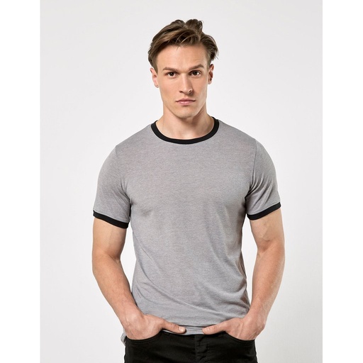 [K508] (KK508) Fashion Fit Ringer Tee [K508]