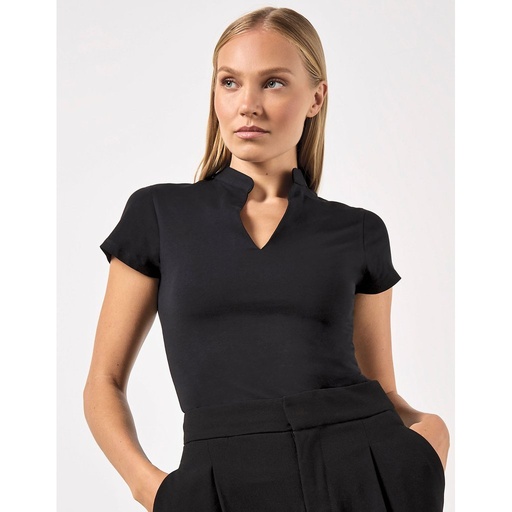 [K770] (KK770) Women´s Regular Fit Mandarin Collar Top [K770]