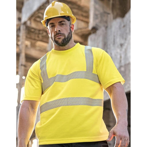 [KX072] (KXBRS) Hi-Vis Broken Reflective Premium T-Shirt Alhambra [KX072]