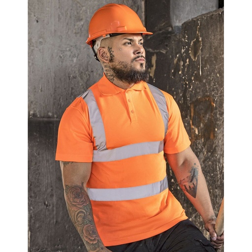 [KX075] (KXPCPOLO) High-End Polycotton Hi-Vis Polo Shirt Cambridge [KX075]