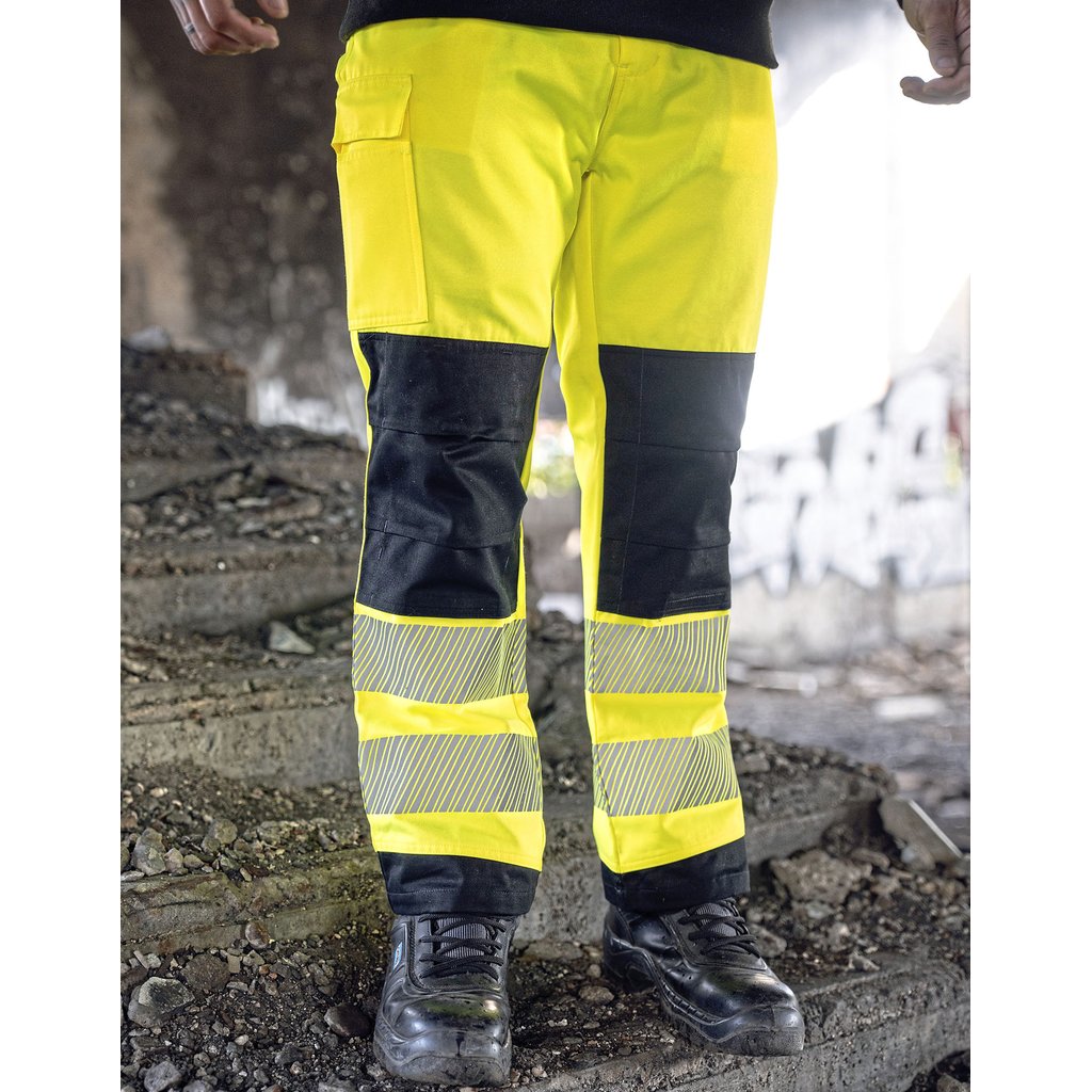 [KX1005] (EOSTR) EOS Hi-Vis Workwear Trousers With Printing Areas [KX1005]