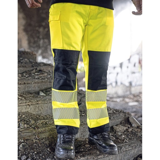 [KX1005] (EOSTR) EOS Hi-Vis Workwear Trousers With Printing Areas [KX1005]