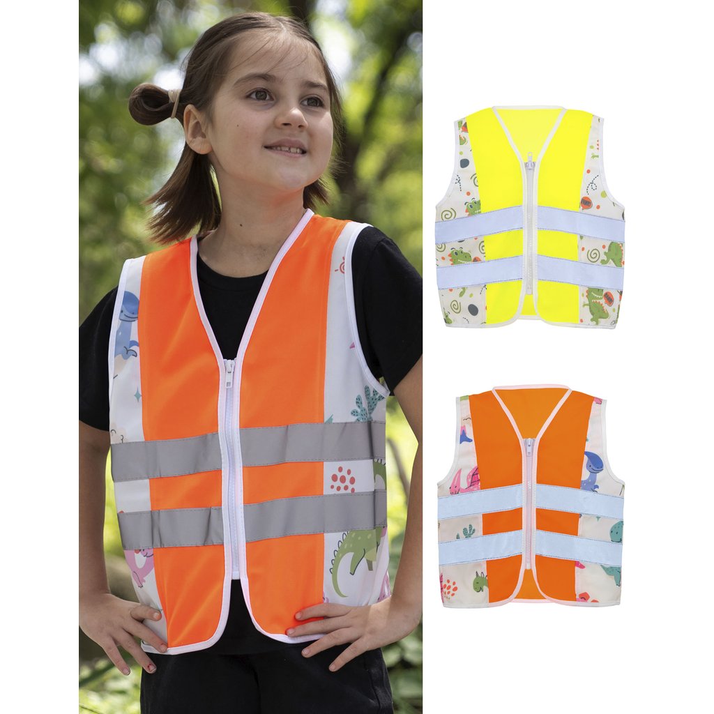 [KX121K] (ACTDIN) Children´s Safety Vest Action Dinosaurs