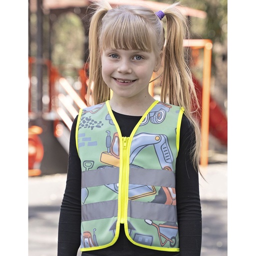 [KX125K] (ACTWOR) Children´s Safety Vest Action Working Heroes [KX125K]