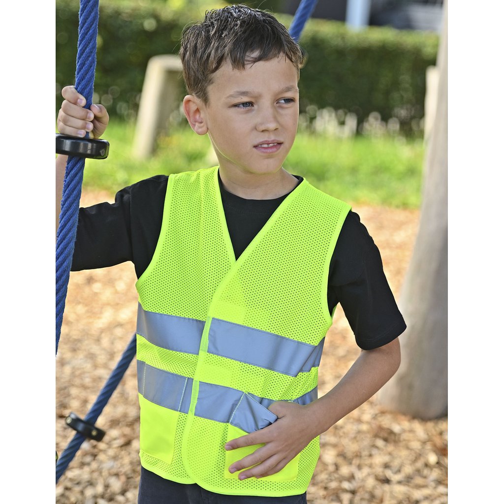 [KX128K] (KWM) Mesh Safety Vest for Children Korfu