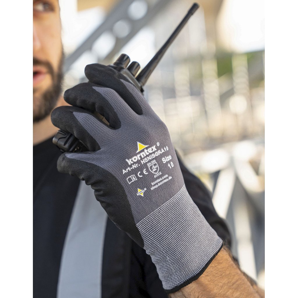 [KX157] (HSNIS) Elastic Nitrile Foam Gloves Izmir [KX157]