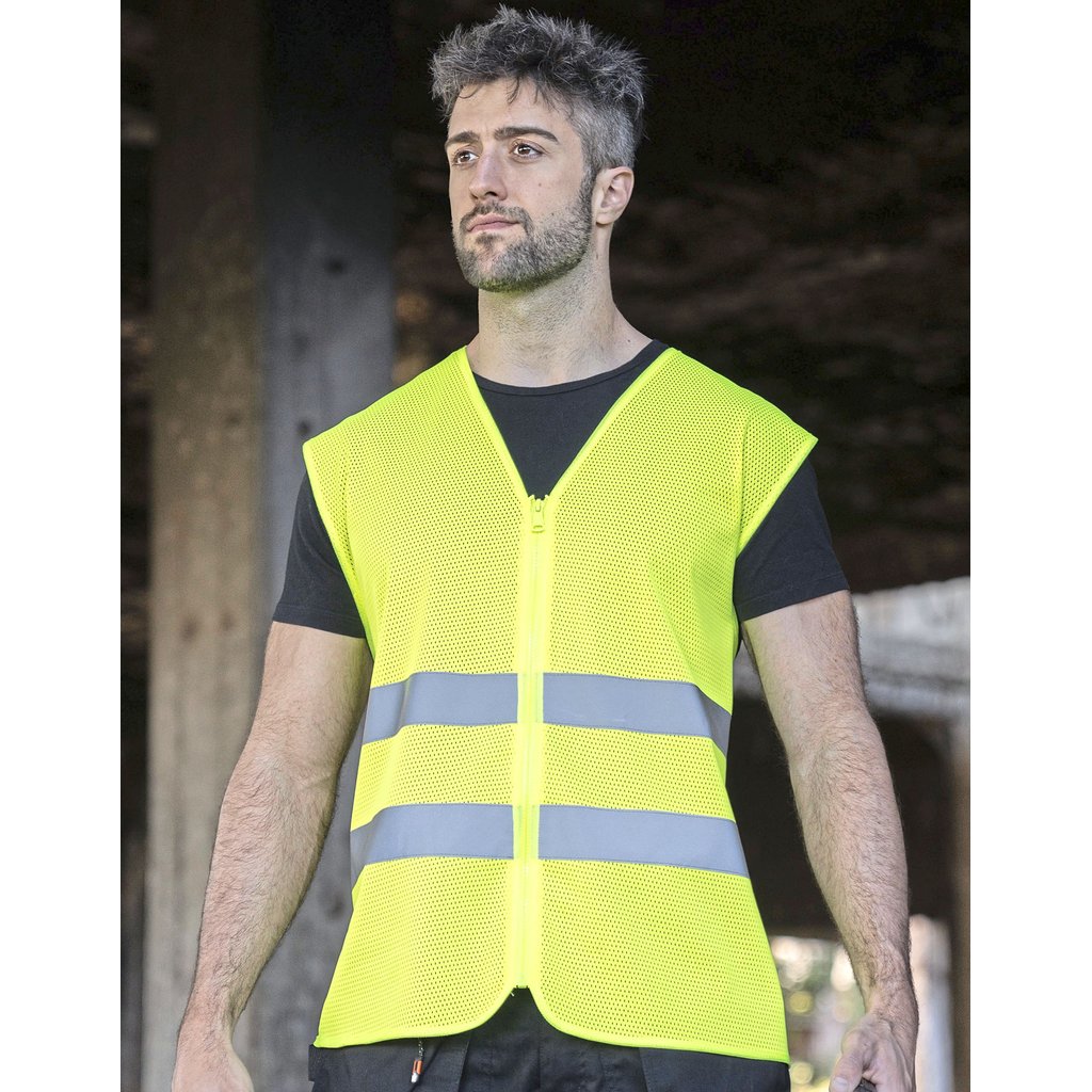 [KX169] (KXCMZ) Comfort Mesh Safety Vest Rhodes CO² Neutral