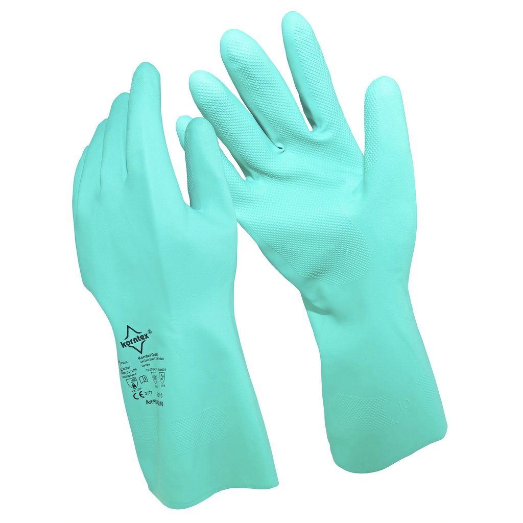 [KX170] (HSVN) Nitrile Gloves Velourised Ankara
