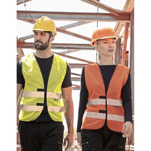 [KX502] (KXQ) Hi-Vis Mesh Safety Vest Thessaloniki [KX502]