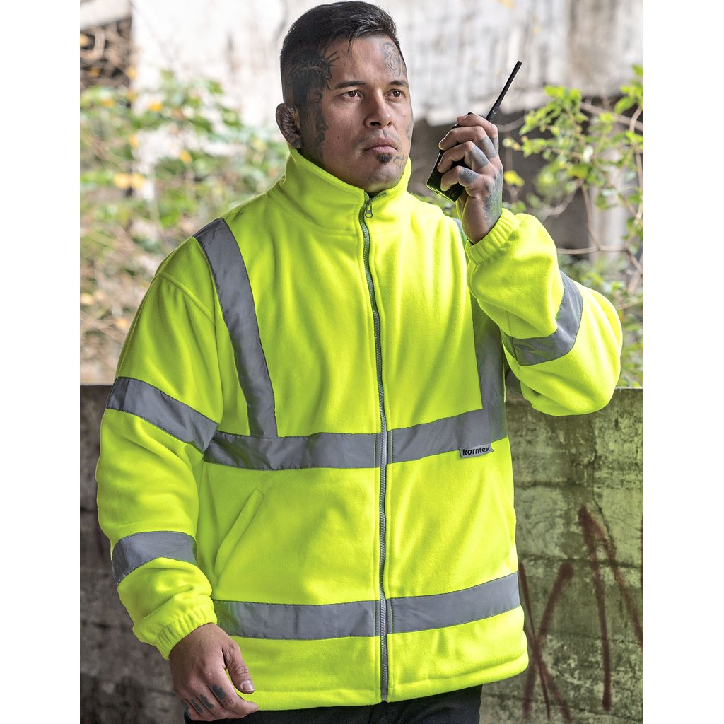 [KX800] (KXFJ) Hi-Vis Safety Fleece-Jacket Bergen