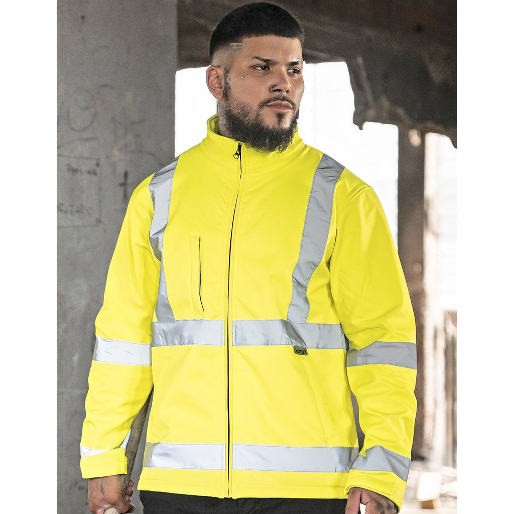 [KX807] (KXSSHJ) Hi-Vis Safety Softshell Jacket Turku