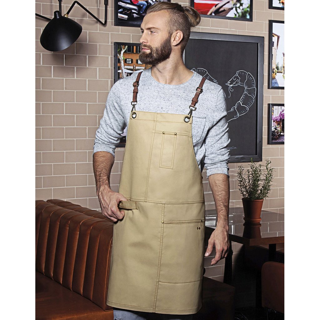 [KY116] (LS 25) Bib Apron Urban X-Style