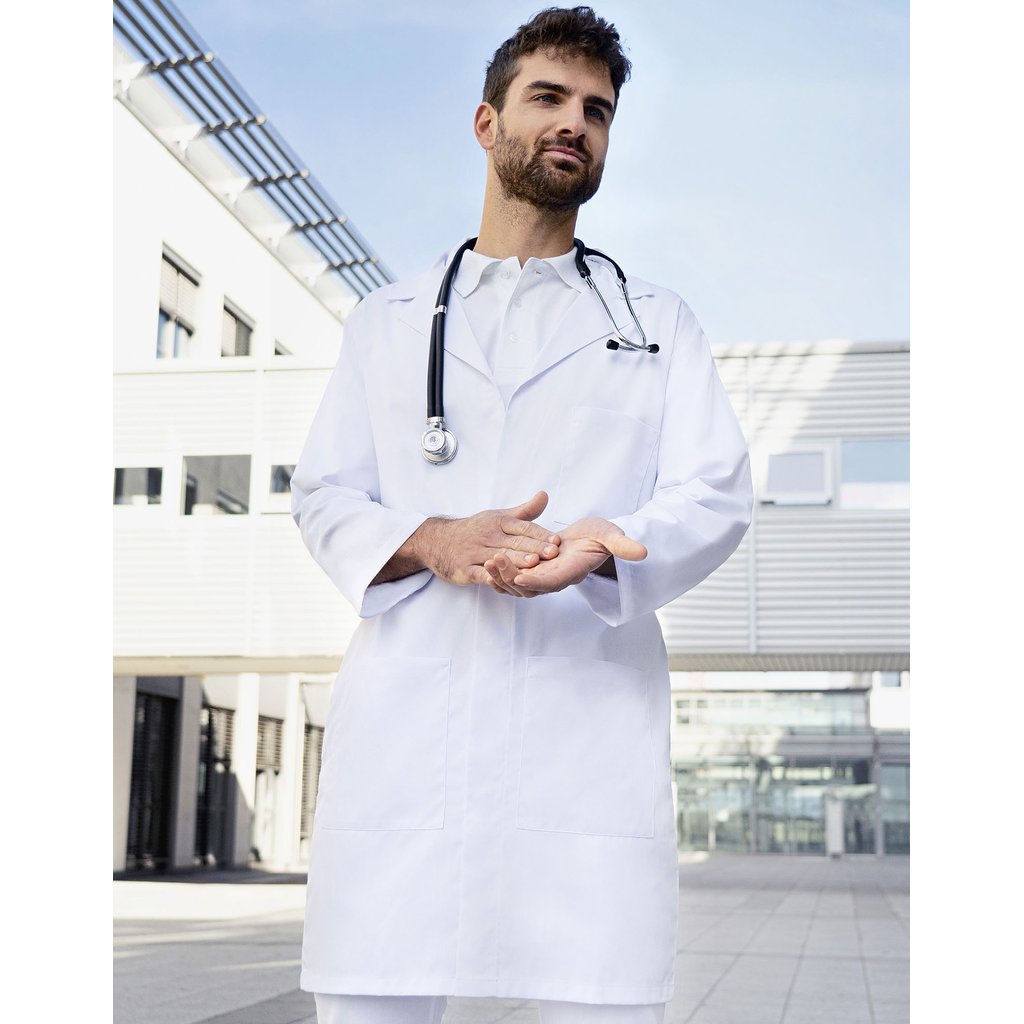 [KY162] (MM 7) Men´s Workcoat with concealed button placket