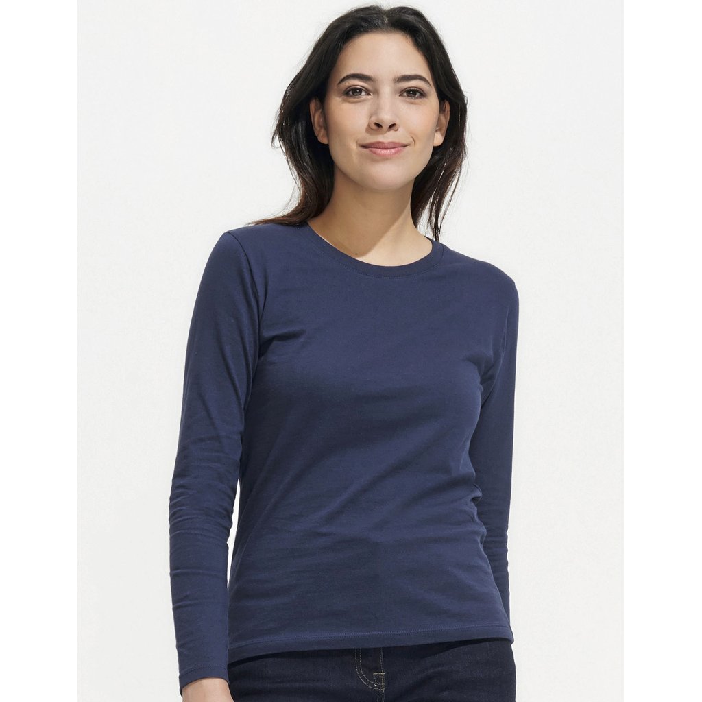 [L02075] (02075) Women´s Long Sleeve T-Shirt Imperial