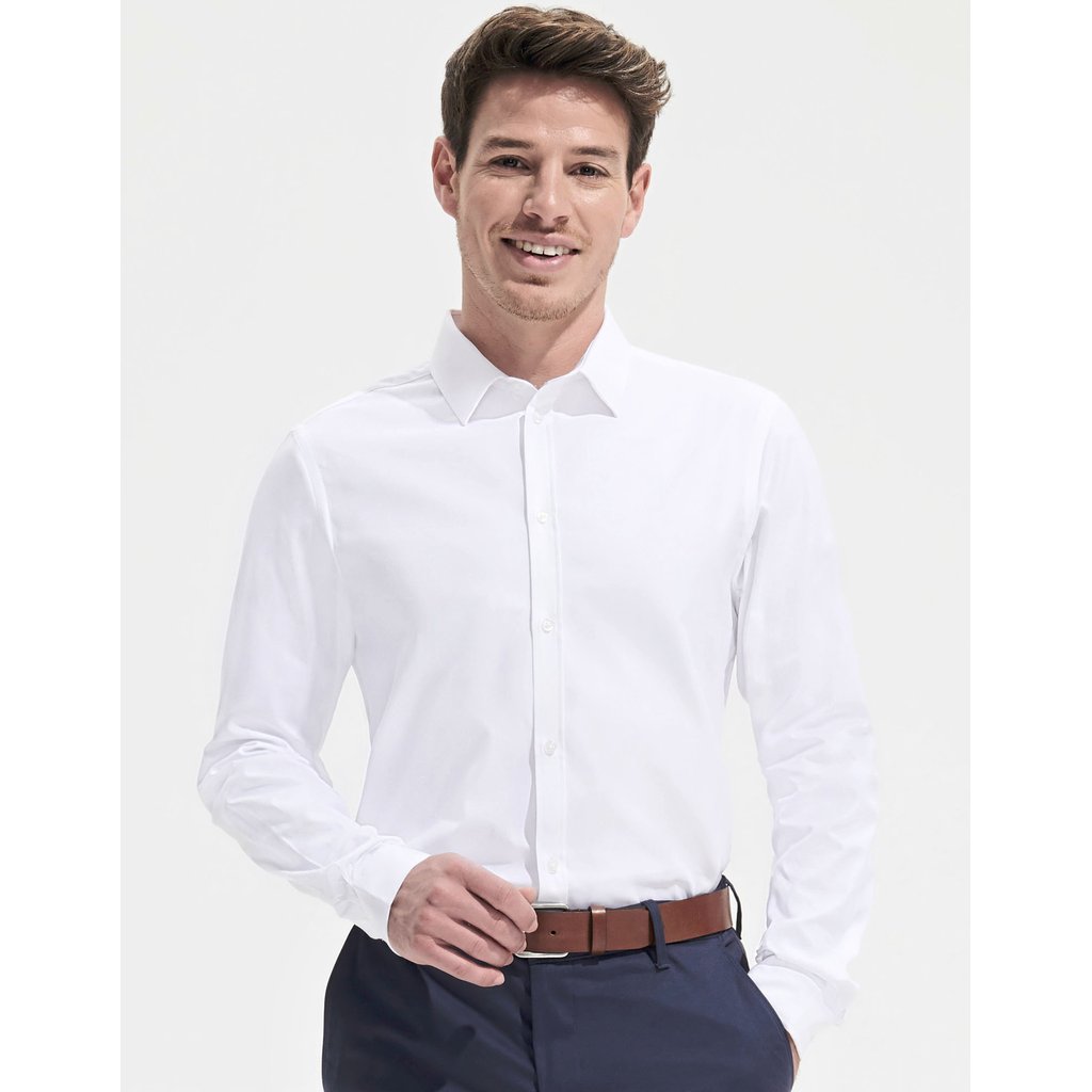 [L02102] (02102) Men´s Herringbone Shirt Brody [L02102]