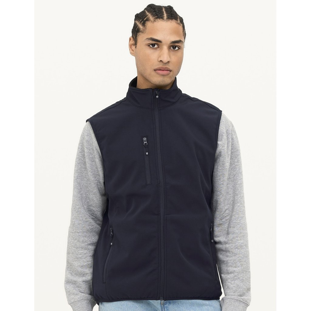 [L03825] (03825) Men´s Falcon Zipped Softshell Bodywarmer