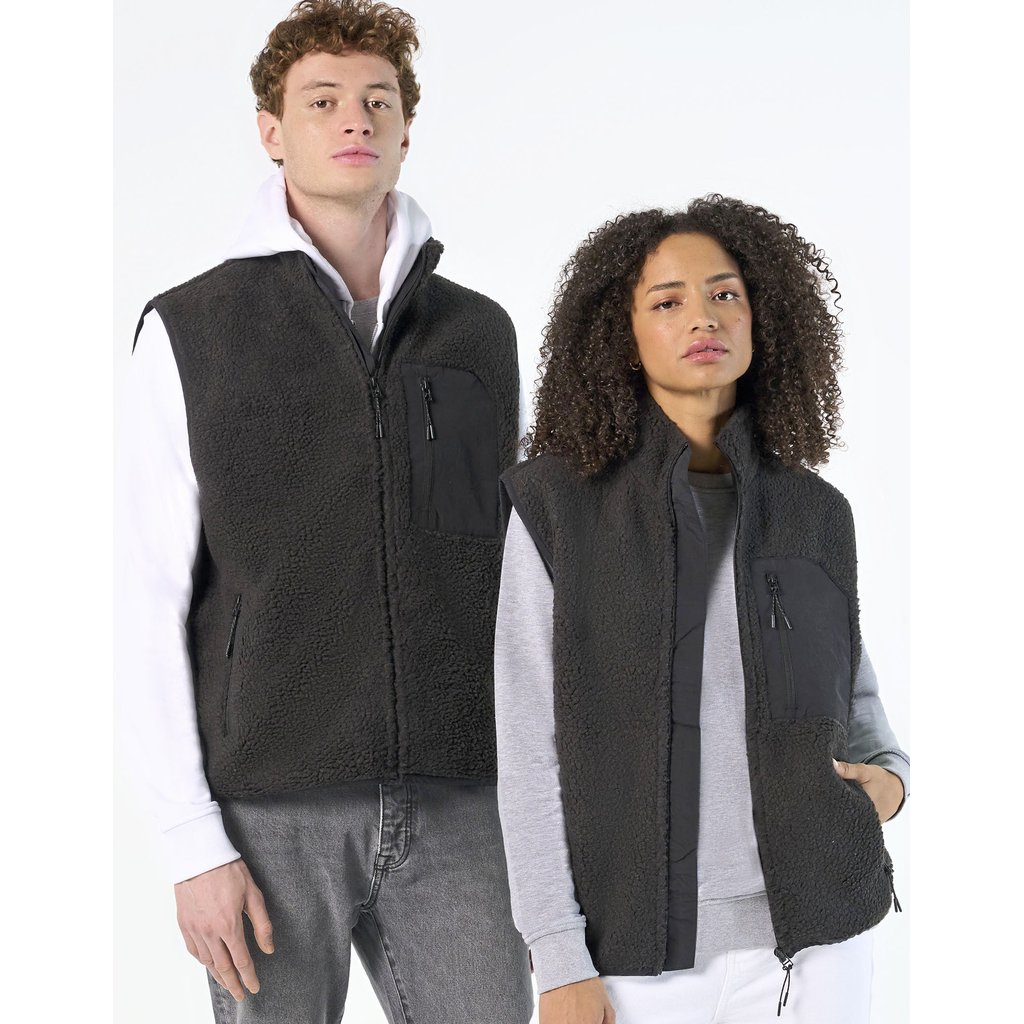 [L04041] (04041) Unisex Sherpa Bodywarmer Fury
