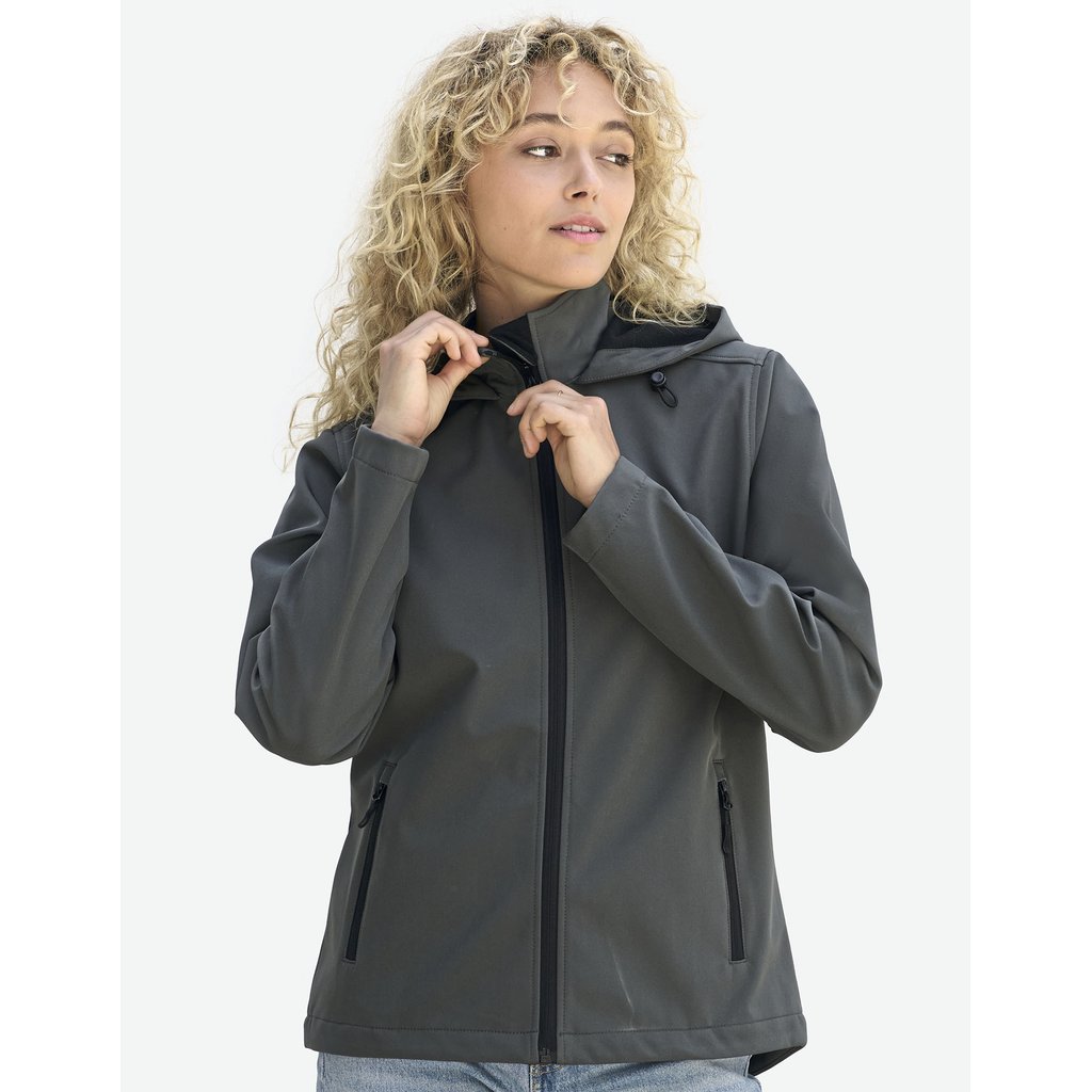 [L04448] (04448) Women´s Race Softshell Hooded Jacket
