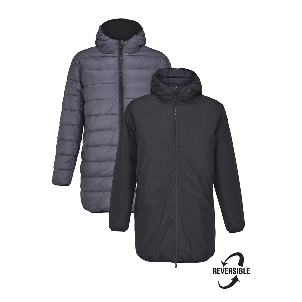 [L04815] (04815) Unisex Reversible Parka Reverse