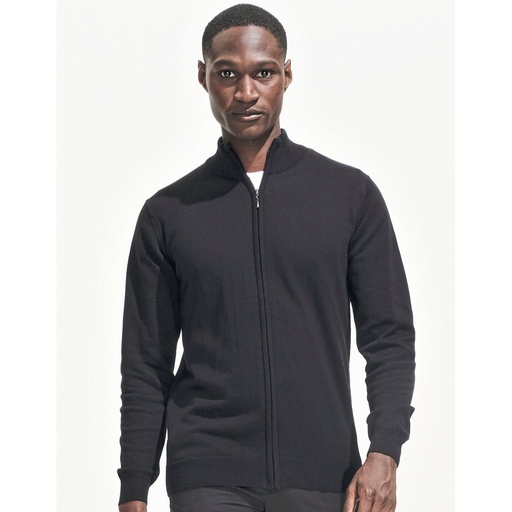 [L413] (00548) Men´s Zipped Knitted Cardigan Gordon [L413]