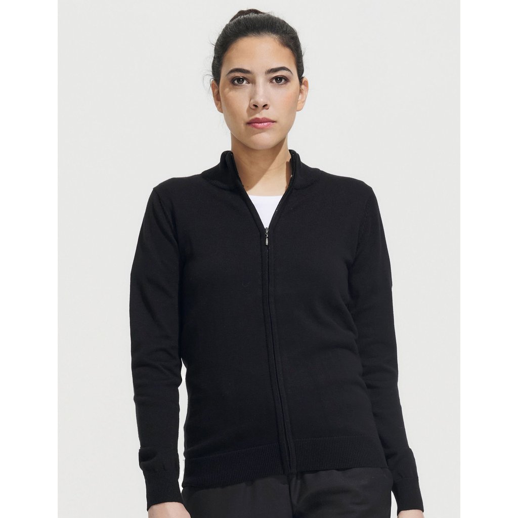 [L414] (00550) Women´s Zipped Knitted Cardigan Gordon
