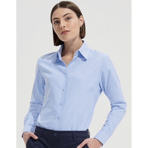 [L611] (16020) Women´s Oxford-Blouse Embassy Long Sleeve [L611]