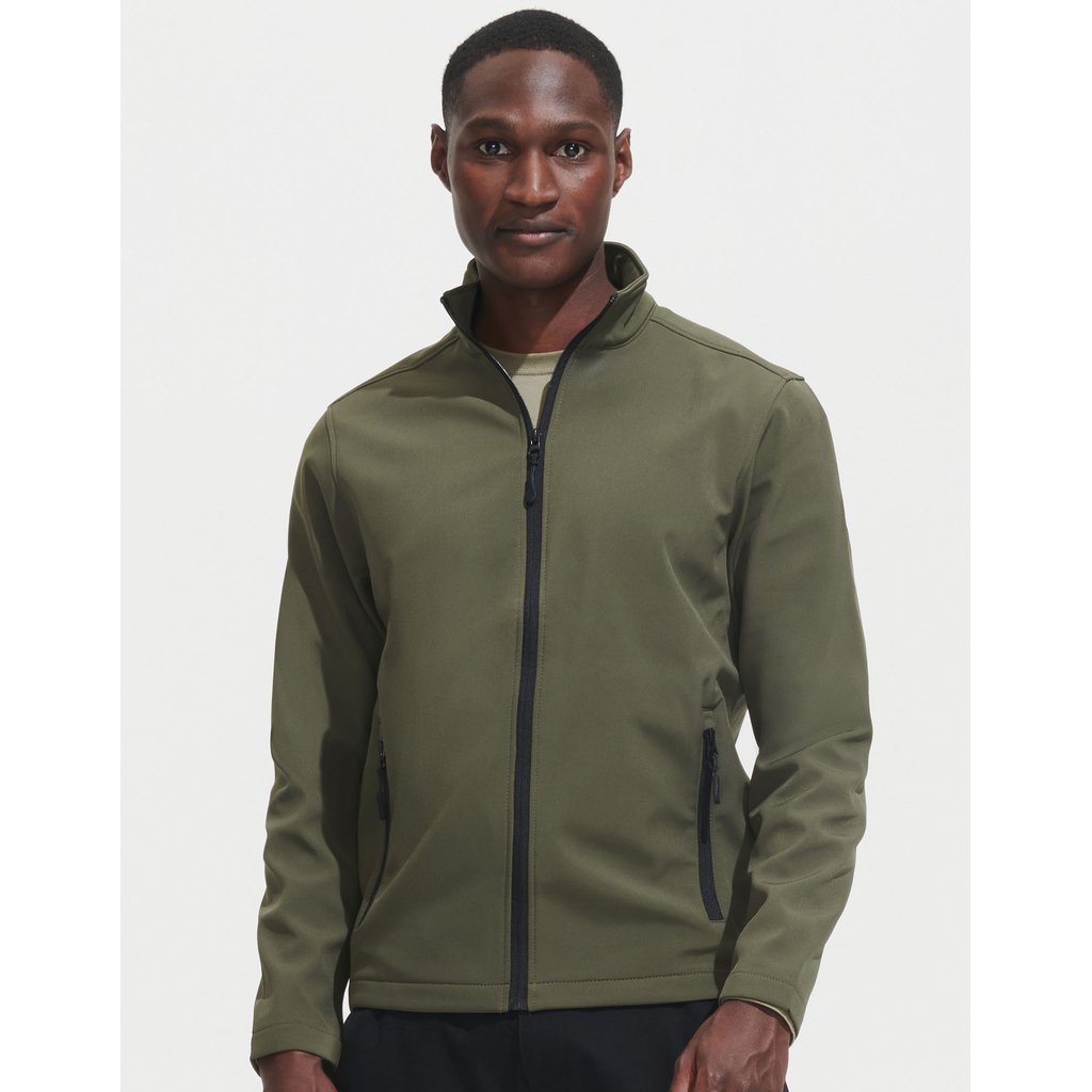 [L837] (01195) Men´s Softshell Zip Jacket Race