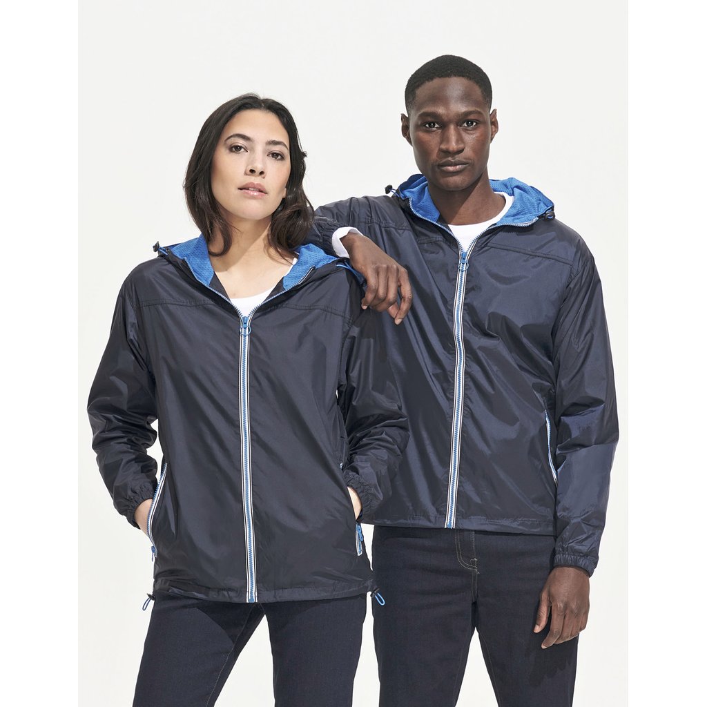 [L947] (01171) Unisex Lined Windbreaker Skate Jacket